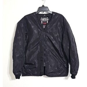 Tour Master Cortech Jacket Mens M Black Long Sleeve Full Zip Quilted Insulated